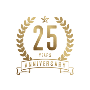 25th Anniversary Badge